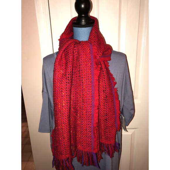 Churchill Weavers Accessories - Churchill Weavers Handwovrn Winter Wide Scarf
